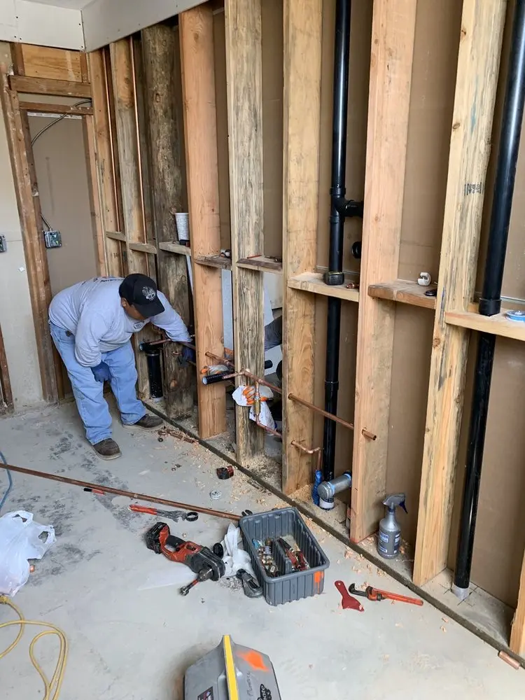 Commercial rough-in plumbing for Commercial Plumbing in Roslyn